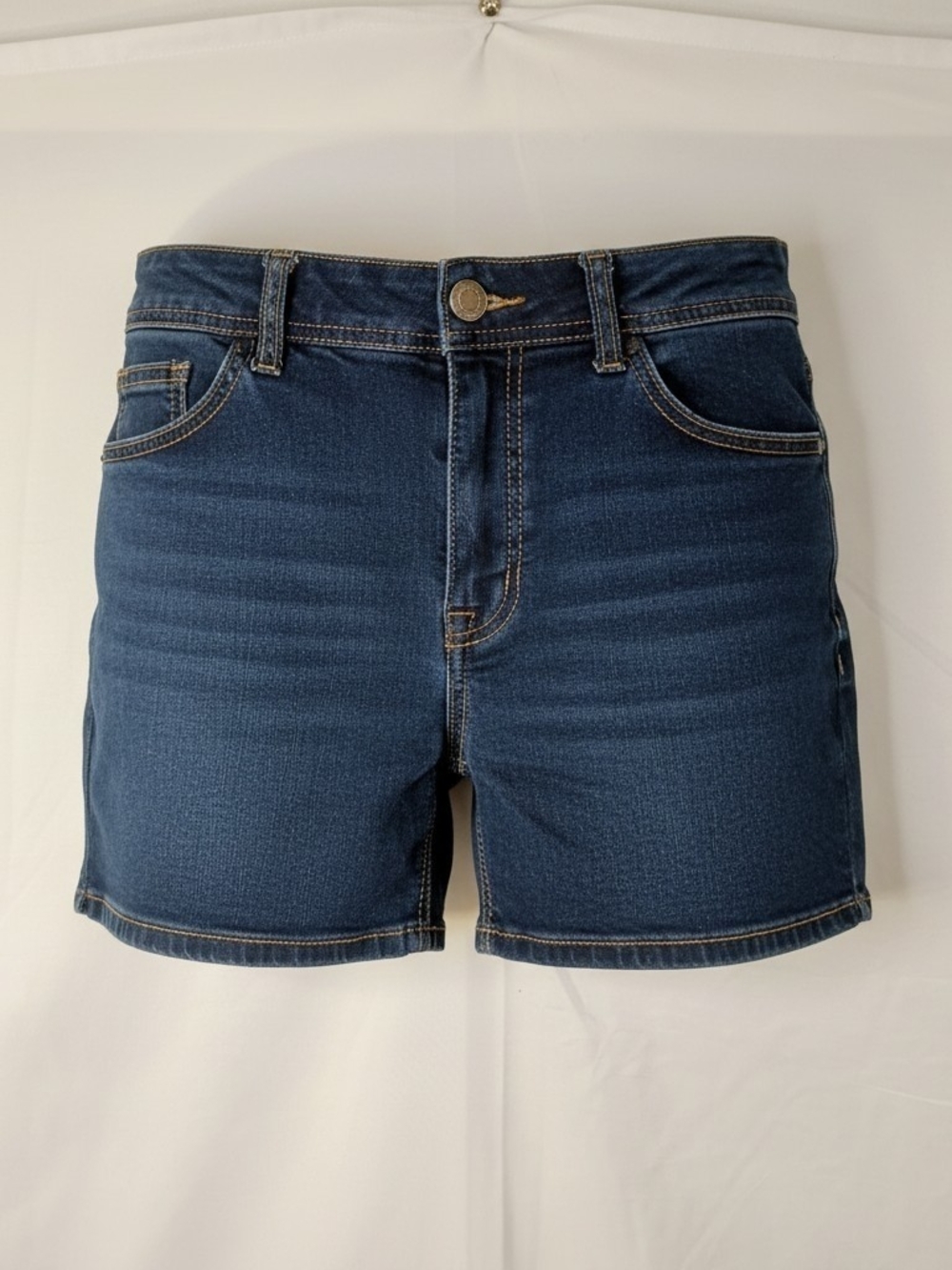 Angels Indigo Blue Denim Jean Shorts